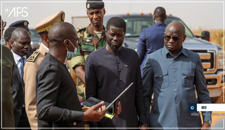 Visite surprise du président Bassirou Diomaye Faye sur le site de Mbour 4